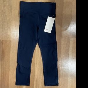 Lululemon Leggings 22" - NEW with tags, Navy, Size 4